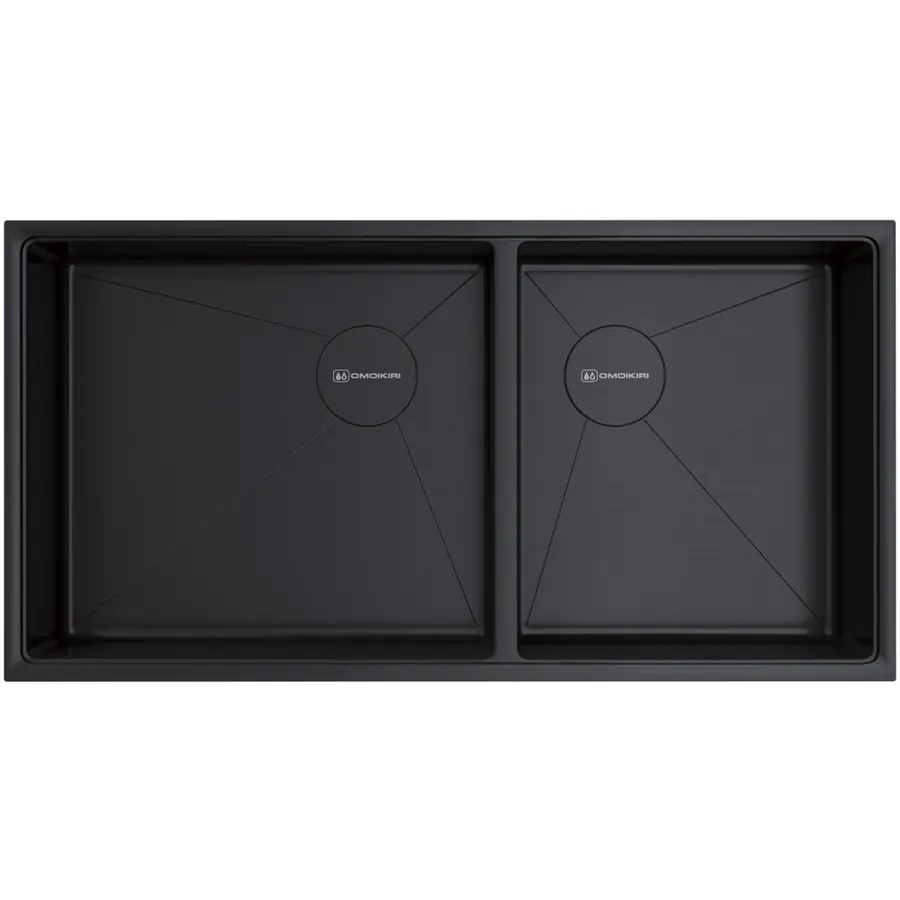 Omoikiri 85-2-LB-U/IF-GB Side