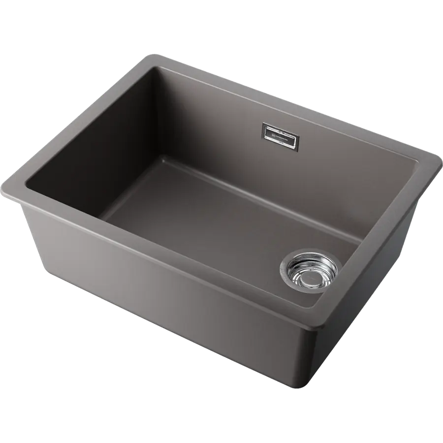 Omoikiri Kata 56-U/I-GR Side Artgranit/leningrad grey